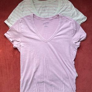 2 Universal Thread v-neck short sleeve T-shirts